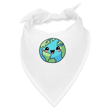 Unsere glückliche Mutter Erde! - Bandana - Weiß - Vorne