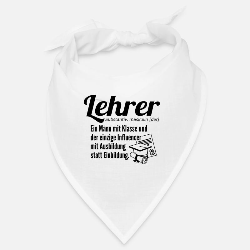 Lehrer Definition ein Mann mit Klasse Bandana