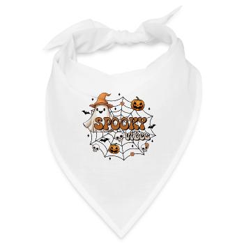 Halloween Spooky Vibes - Bandana - Weiß - Vorne