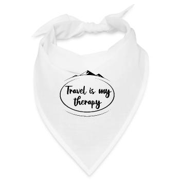 Reisen Weltreise Reise - Bandana - Weiß - Vorne