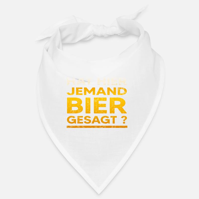Bier Trinkspruch Biergarten Bierbauch Biertrinker Bandana