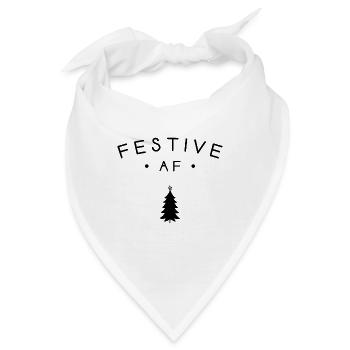 Festlicher AF - Bandana - Weiß - Vorne