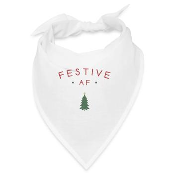 Festlicher AF - Bandana - Weiß - Vorne