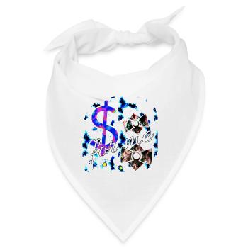 For me $ - Club WoW - Bandana - Weiß - Vorne