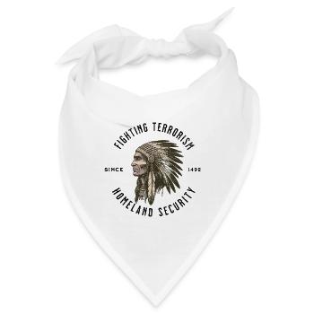 Native American Homeland Security - Bandana - Weiß - Vorne