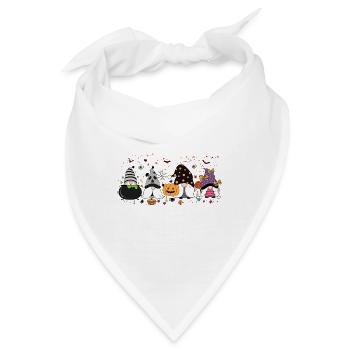 Es ist die Jahreszeit, Halloween Gnomes, Thanksgiving Gif - Bandana - Weiß - Vorne