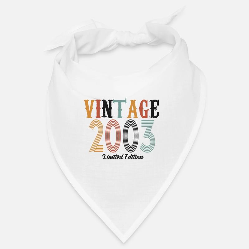 2003 geboren Vintage Geburtstag Geschenk Bandana