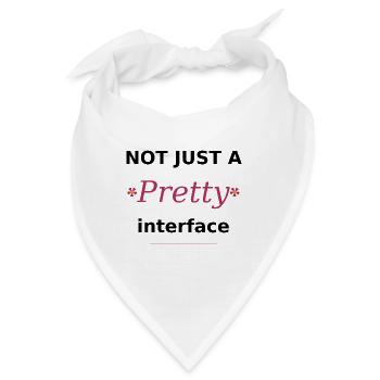 Not just a pretty Interface - UI/UX Tech Style - Bandana - Weiß - Vorne