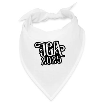 Jga 2025 Junggesellenabschied - Bandana - Weiß - Vorne