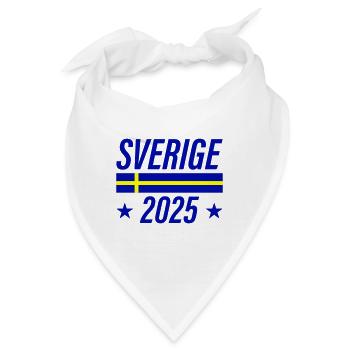 Sverige 2025 Schweden - Bandana - Weiß - Vorne