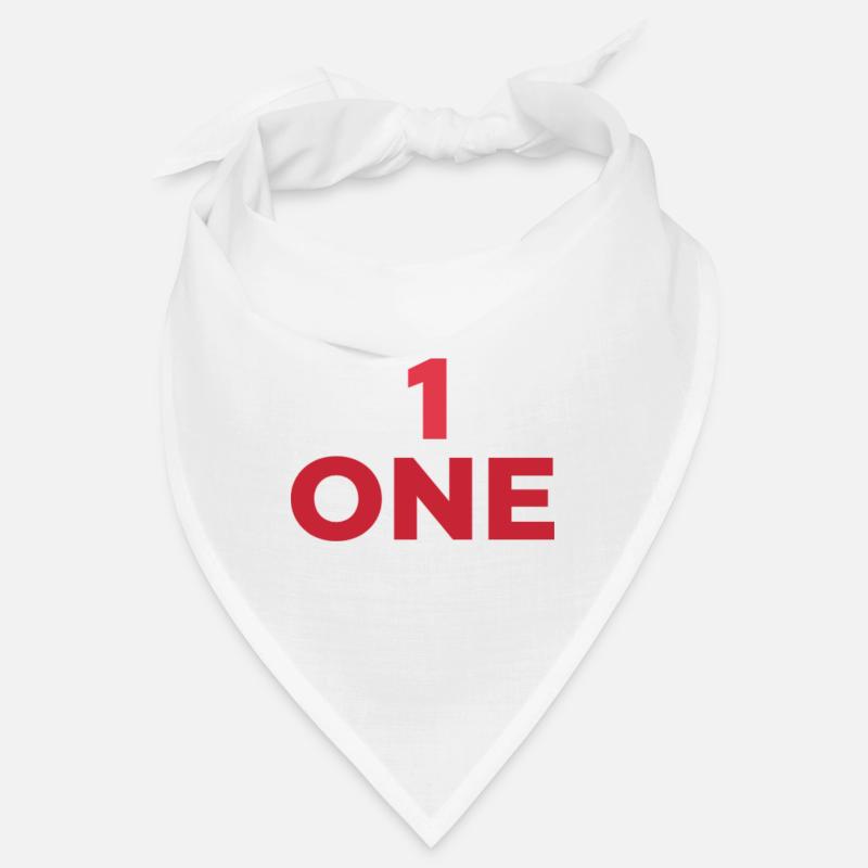DESIGNATED NUMBER ONE IN RED Bandana