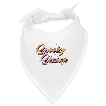 Halloween Spooky Season - Bandana - Weiß - Vorne