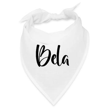 Vorname - Bela - Bandana - Weiß - Vorne
