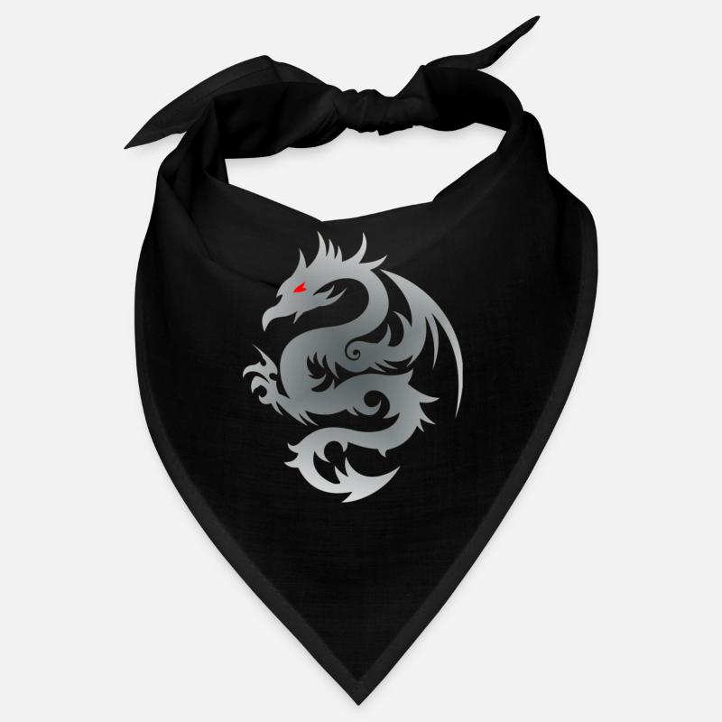 Grauer Drache Bandana