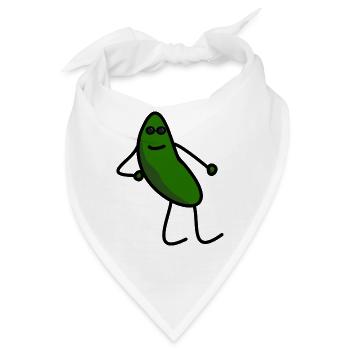 Chilled Jay - green - Bandana - Weiß - Vorne
