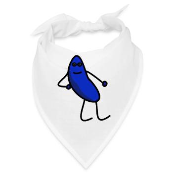 Chilled Jay - blue - Bandana - Weiß - Vorne