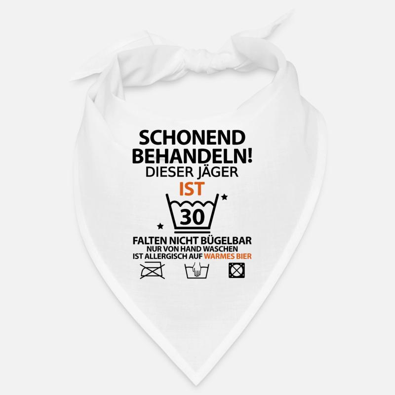 30 Jäger Geburtstag Geburtstagsgeschenk lustige Bandana