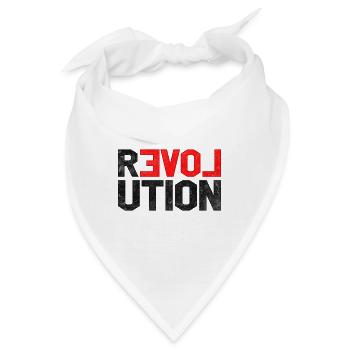 Revolution - Bandana - Weiß - Vorne