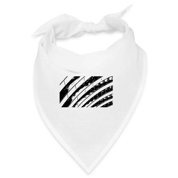 Vintage Stahl Träger Konstruktion - Bandana - Weiß - Vorne
