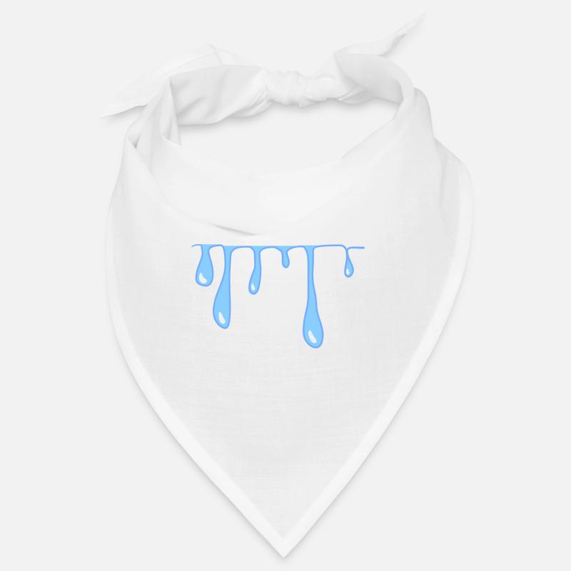 water drops slime line pattern Bandana
