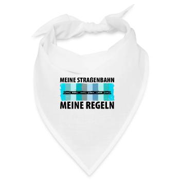 Straßenbahnfahrer Straßenbahn Stadtbahn Tram - Bandana - Weiß - Vorne