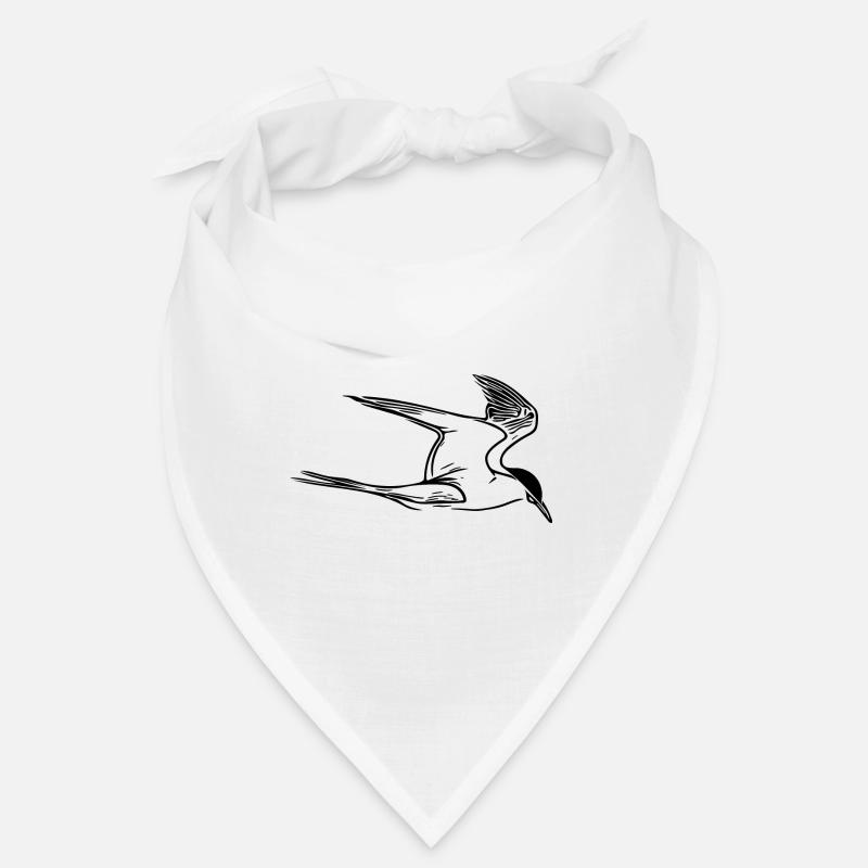 Des mouettes élégantes en vol Bandana