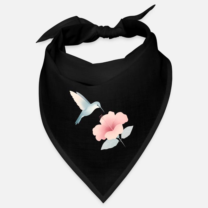 Colibri et fleur Bandana