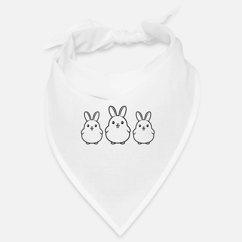Bunnies Team Easter Funny Bandana