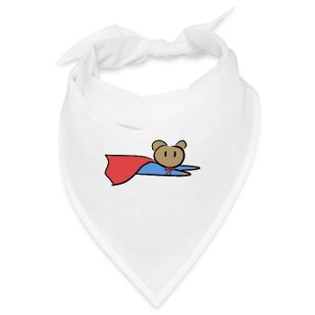 retten Held fliegen retter symbol bär - Bandana - Weiß - Vorne