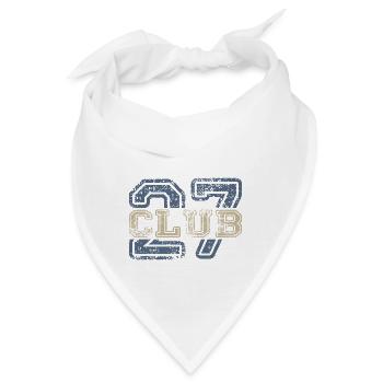 Club 27 Musik Fan Artikel Kurt Jimi Janis Jimi - Bandana - Weiß - Vorne