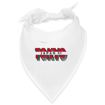 Tokyo Japan - Bandana - Weiß - Vorne