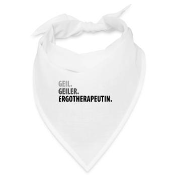 ERGOTHERAPEUTIN ERGOTHERAPIE - Bandana - Weiß - Vorne