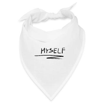 ich mich selbstliebe linie - Bandana - Weiß - Vorne