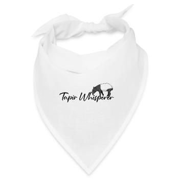 Tapir Zootier - Bandana - Weiß - Vorne