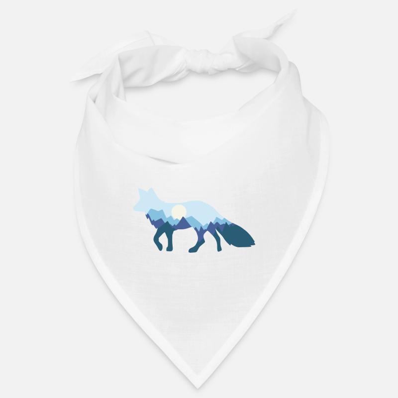 Fuchs Mondschein fox moonlight Bandana
