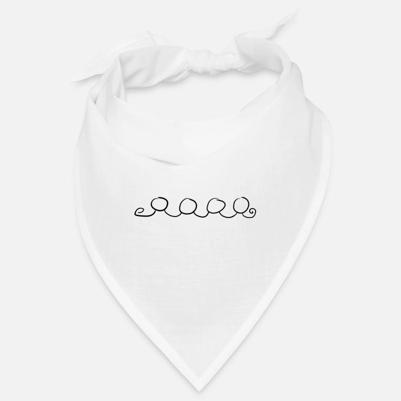 line stroke circles shape Bandana