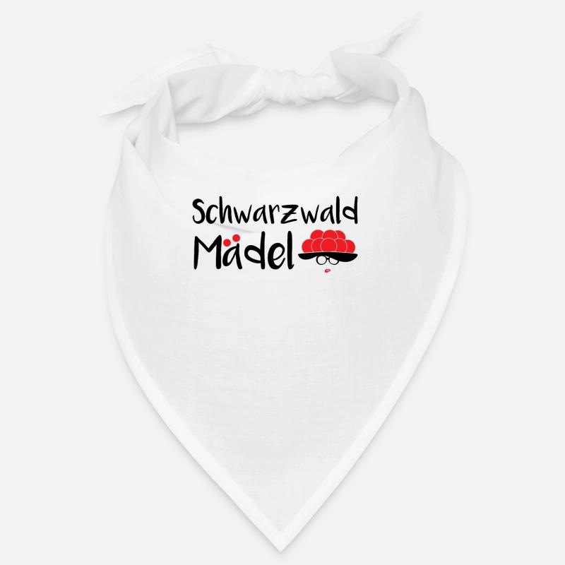 Schwarzwaldmädel Schwarzwald Bollenhut Geschenk Bandana