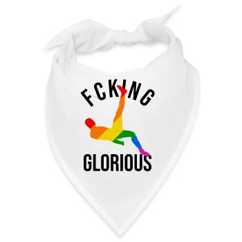 Fußball Fallrückzieher cooles Geschenk - Bandana - Weiß - Vorne