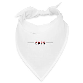 2025 Strich - Bandana - Weiß - Vorne