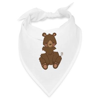 Wolkenbär Kuscheldesign - Bandana - Weiß - Vorne