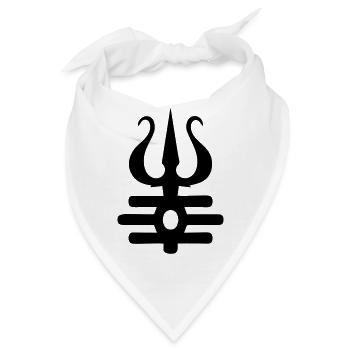 Shiva - Bandana - Weiß - Vorne