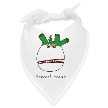 Fenchel Freak - Bandana - Weiß - Vorne