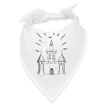 Schloss - Bandana - Weiß - Vorne