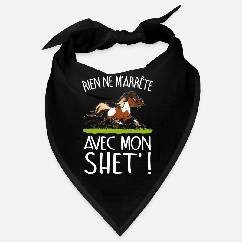 Poney shet pie (texte blanc) Bandana