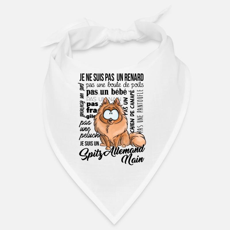 I'm German Spitz Black Dwarf Bandana