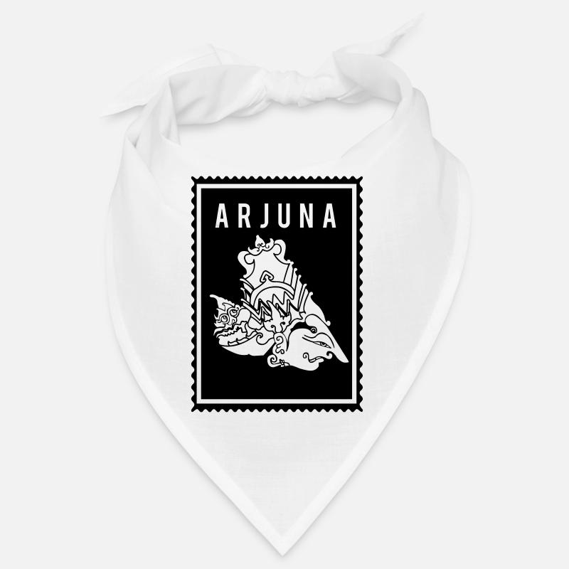 Arjuna - Wayang - Bandana - blanc