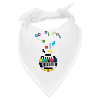 kein Signal - Bandana - Weiß - Vorne