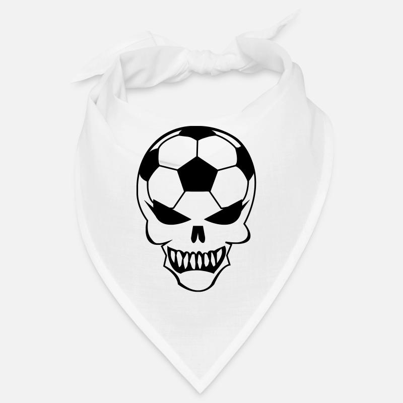 Fußball-Totenkopf Bandana