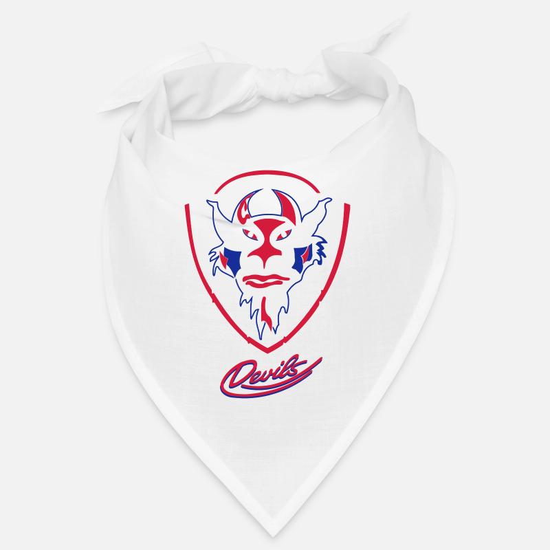 Devils visuels logo avec Devils Script Bandana