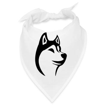 Husky - Bandana - Weiß - Vorne